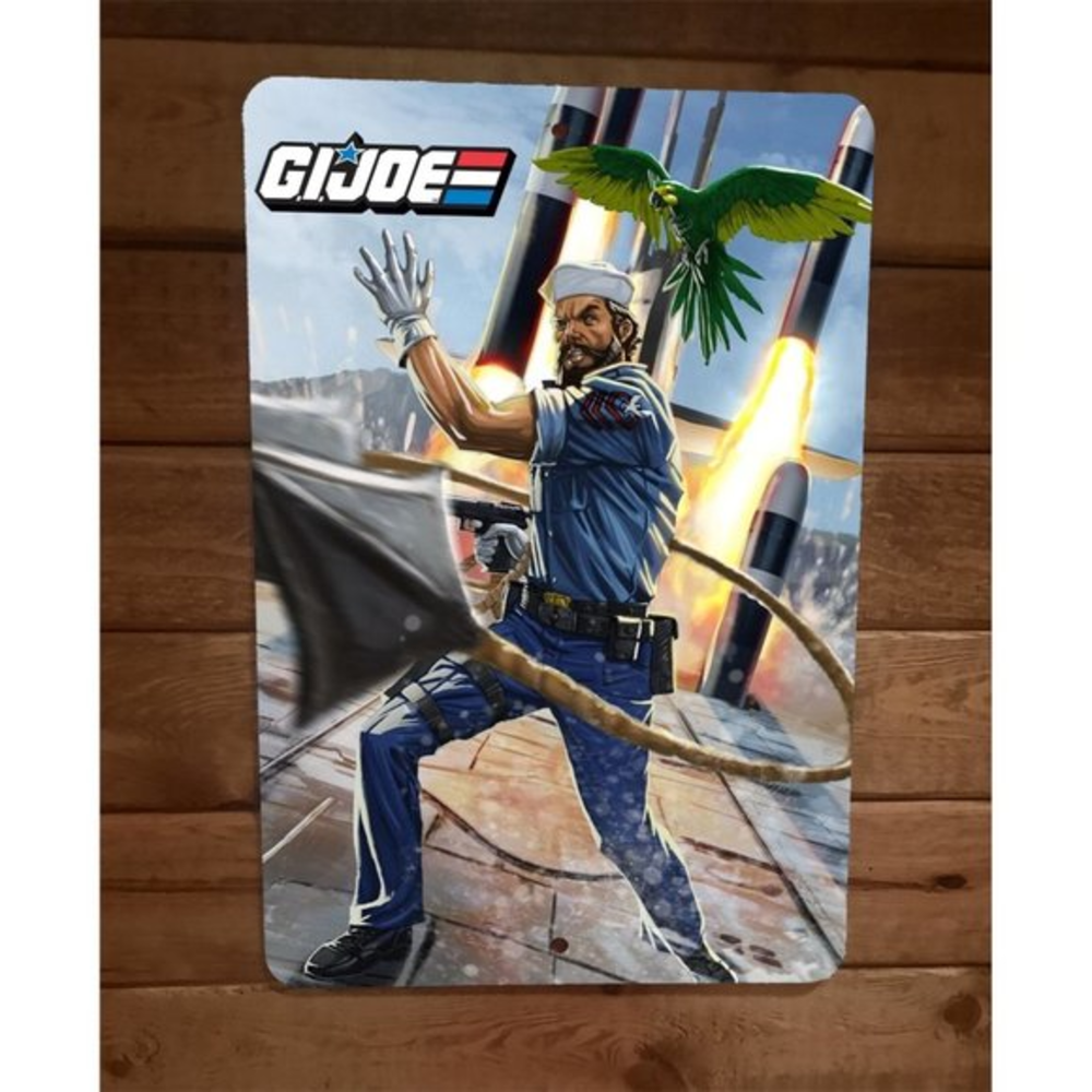 Sailor Shipwreck 8x12 Metal Wall Sign GI Joe Poster